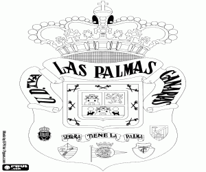 malvorlagen Logo der Union Deportiva Las Palmas ausmalbilder