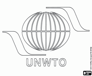 malvorlagen Logo der UNWTO ausmalbilder