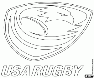 malvorlagen Logo des US-Rugby-Teams ausmalbilder