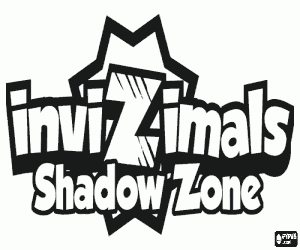 malvorlagen Logo von Shadow Zone Invizimals ausmalbilder