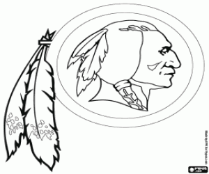 malvorlagen Logo der Washington Redskins ausmalbilder