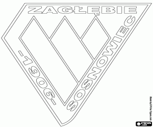 malvorlagen Logo von Zagłębie Sosnowiec ausmalbilder