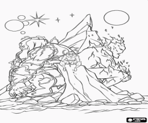 malvorlagen Loki, Thors Feind ausmalbilder