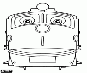 malvorlagen Die Lokomotive Wilson, Chuggington ausmalbilder