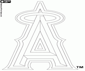 malvorlagen Los Angeles Angels of Anaheim-logo ausmalbilder