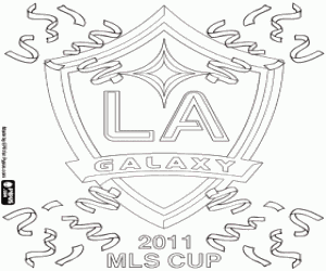 malvorlagen Los Angeles Galaxy, Meister 2011 ausmalbilder