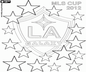 malvorlagen Los Angeles Galaxy, Meister 2012 ausmalbilder