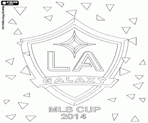 malvorlagen Los Angeles Galaxy, Meister MLS 2014 ausmalbilder
