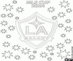 malvorlagen Los Angeles Galaxy, MLS Cup 2024 ausmalbilder