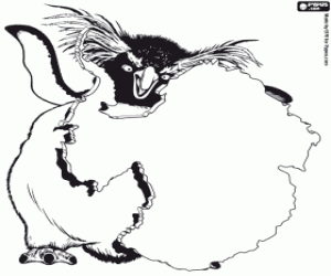 malvorlagen Lovelace der Pinguin beißt Eis ausmalbilder