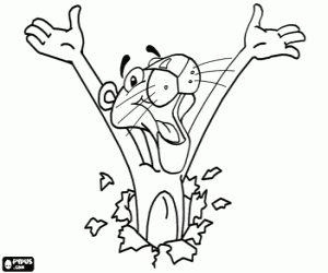 malvorlagen Die lustige Pink Panther ausmalbilder