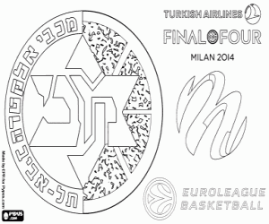 malvorlagen Maccabi, Euroleague Meister 2014 ausmalbilder
