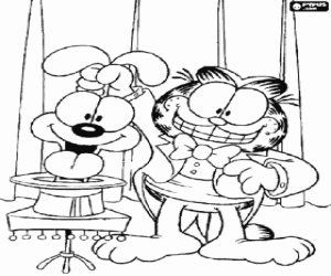 malvorlagen Die Magie der Garfiled und Oddie ausmalbilder
