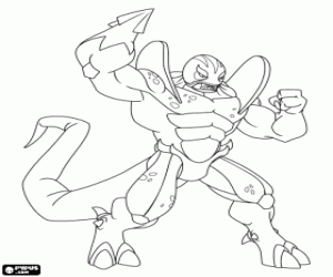 malvorlagen Magmion, der Herr des Bösen ausmalbilder