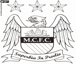 malvorlagen Manchester City-emblem ausmalbilder