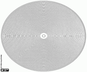 malvorlagen Mandala aus konzentrischen Kreisen ausmalbilder