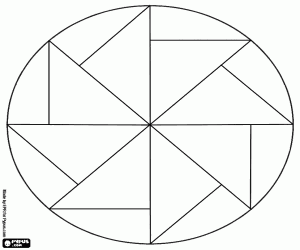 malvorlagen Mandala mit Windrad ausmalbilder