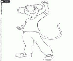 malvorlagen Marco, der Tänzer, ein Freund von Angelina ausmalbilder