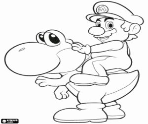malvorlagen Mario und Yoshi ausmalbilder