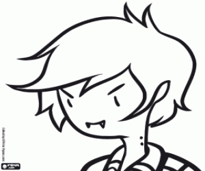 malvorlagen Marshall Lee, der Vampir-König ausmalbilder