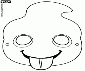 malvorlagen Maske des einen Geistes ausmalbilder