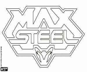 malvorlagen Max Steel logo ausmalbilder