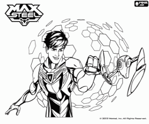 malvorlagen Max Steel mit Steel ausmalbilder