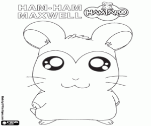 malvorlagen Maxwell, ein Ham-Ham-hamster ausmalbilder