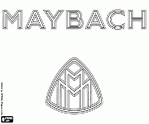 malvorlagen Maybach logo ausmalbilder