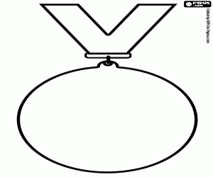 malvorlagen Eine Medaille zum Aufhängen ausmalbilder