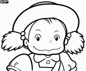 malvorlagen Mei,Charakter der Mein Nachbar Totoro ausmalbilder