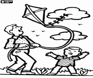 malvorlagen Mein Vater und ich mit dem drachen ausmalbilder