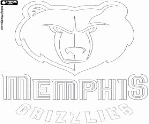 malvorlagen Memphis Grizzlies-emblem ausmalbilder