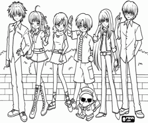 malvorlagen Mermaid Melody Charaktere ausmalbilder