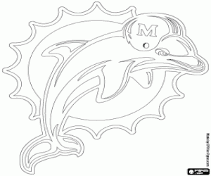 malvorlagen Miami Dolphins-emblem ausmalbilder