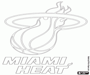 malvorlagen Miami Heat-Abzeichen ausmalbilder