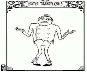 malvorlagen Mitarbeiter von Hotel Transsilvanien ausmalbilder