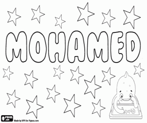 malvorlagen Mohamed, Variante von Muhammad ausmalbilder