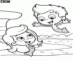 malvorlagen Molly und Gil sprechen ausmalbilder