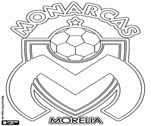 malvorlagen Monarcas Morelia Abzeichen ausmalbilder