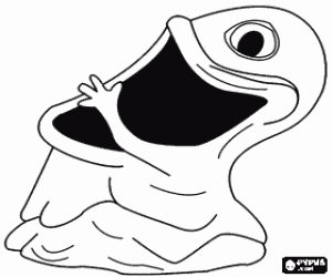 malvorlagen Das Monster ohne Gehirn BOB ausmalbilder
