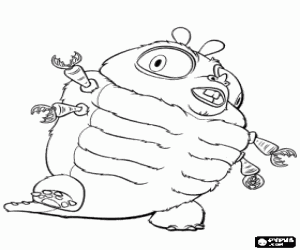 malvorlagen Ein Monster, ein riesiges Insekt ausmalbilder