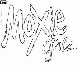 malvorlagen Moxie Girlz Logo ausmalbilder