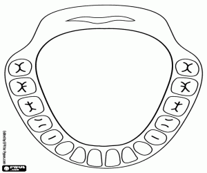 malvorlagen Mund mit Zähnen ausmalbilder