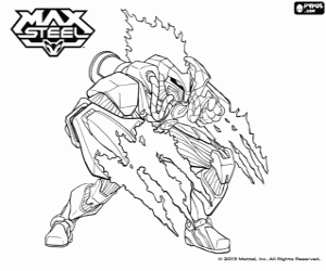 malvorlagen Eine Mutante von Max Steel, ToxZon ausmalbilder