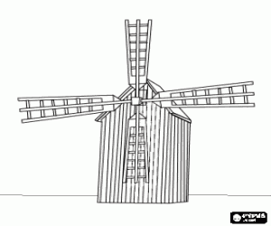 malvorlagen Die Mühle für den Bruder ausmalbilder