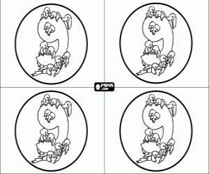 malvorlagen Neun Geburtstag, Einladungen ausmalbilder