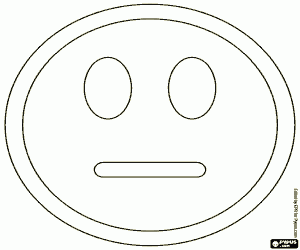 malvorlagen Die neutralen Gesicht Smiley ausmalbilder