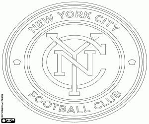 malvorlagen New York City FC-emblem ausmalbilder