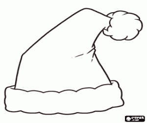 malvorlagen Nikolausmütze, Weihnachtsmann mütze ausmalbilder